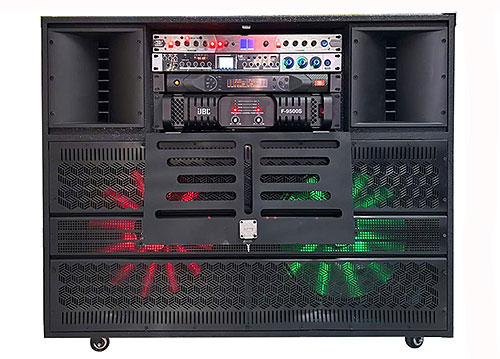 Loa karaoke điện KP25-725, 2 bass 4 tấc