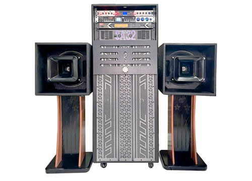 Loa kéo điện KP-30525, kèm 2 loa Full 30