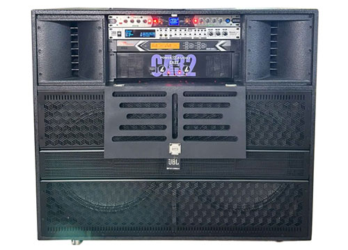 Loa kéo điện KP-310525, 2 bass 5 tấc