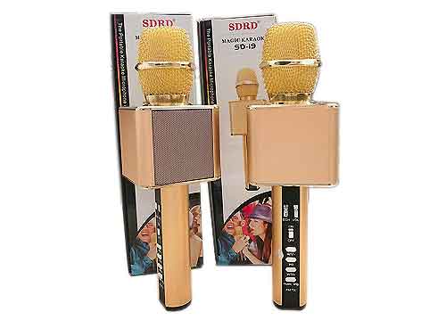 Mic karaoke bluetooth SDRD SD-19, hát nhẹ - âm thanh to rõ