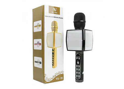 Mic karaoke tự sướng YS-91, micro kèm loa, công suất 5W