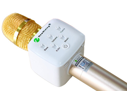 Microphone Karaoke Kèm Loa New Rixing NR-K9