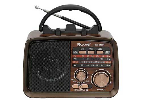 Radio GOLON RX-BT031, 3 băng AM/FM/SW