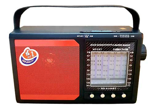 Radio NAKIYA RX-2188BT, 8 băng tần
