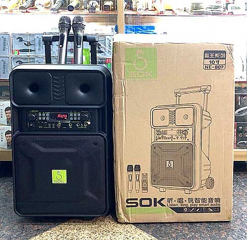 Loa kéo karaoke SOK - dòng loa hot nhất hiện nay