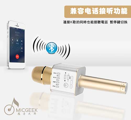Microphone Karaoke Kèm Loa MICGEEK Q9
