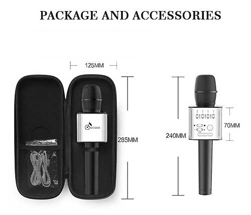 Microphone Karaoke Kèm Loa MICGEEK Q9