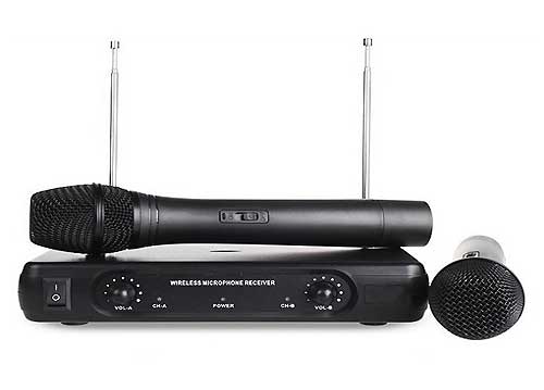 Bộ microphone không dây Bose WR-206, đầu thu 2 râu