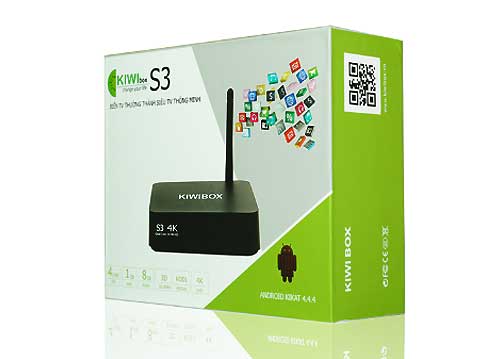 Kiwibox S3 Thiết Bị Biến Tivi Thường Thành Smart Tivi