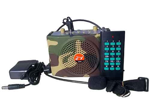 Loa bẫy chim E-898, điều khiển từ xa bằng sóng vô tuyến