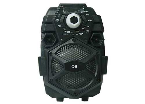 Loa bluetooth - karaoke Q6 kèm mic