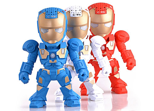 Loa bluetooth mini C-89 Iron Man