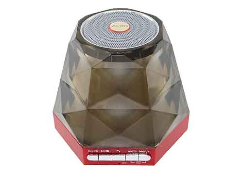 Loa bluetooth WSTER WS-1810, tích hợp đèn led 7 màu