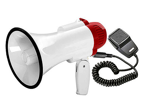 Loa cầm tay Megaphone Sunrise SH11B, kèm microphone