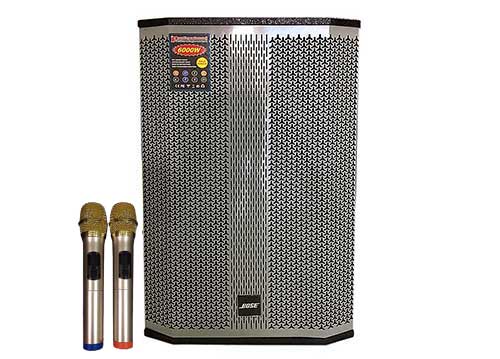 Loa di động Bose DK-945, loa kéo vỏ gỗ, công suất max 600W