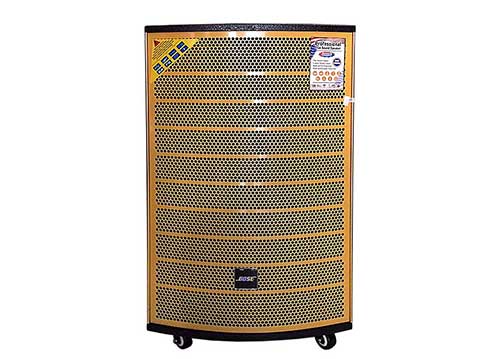 Loa di động BOSE DK745, loa kéo karaoke vỏ gỗ, công suất max 600W