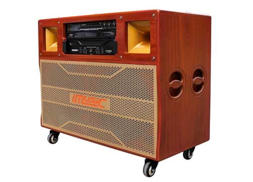 Loa điện iMusic MK-8888 PRO, thùng tủ tivi, PMPO 2000W