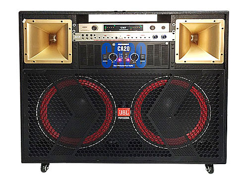 Loa điện karaoke J-2700, loa ráp tại Việt Nam, max 1400W