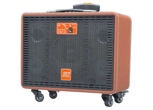 Loa karaoke mini JBZ J08-8, sử dụng 2 mic ko dây