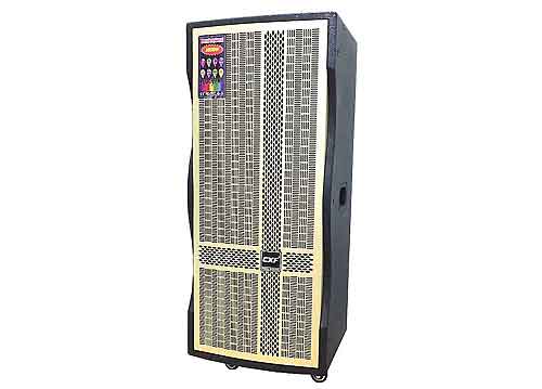 Loa kéo 2 bass CXF GL105, vỏ bằng gỗ, công suất max 650W