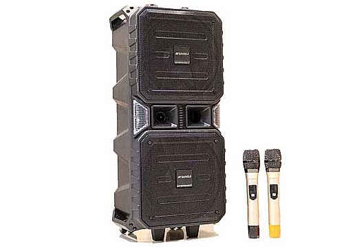 Loa kéo 2 bass Sansui TWS210-03A, 2 micro không dây