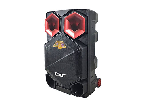 Loa kéo CXF GL-1501, loa hát karaoke vỏ nhựa, max 400W