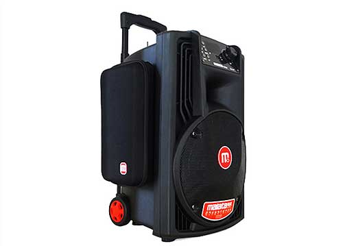 Loa kéo di động Malata J8 M+9018, loa karaoke vỏ nhựa 2.5 tấc