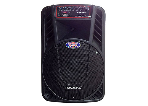 Loa kéo di động Ronamax H15, loa vỏ nhựa, bass 4 tấc