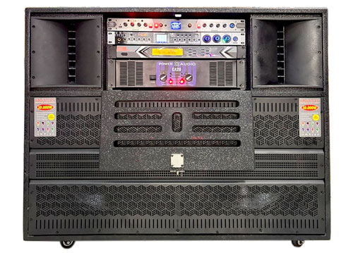 Loa kéo điện KP-101C, 2 bass 4 tấc