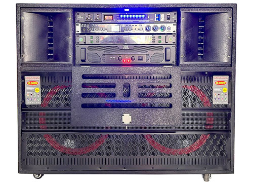 Loa kéo điện KP-D101, sử dụng 5 củ loa