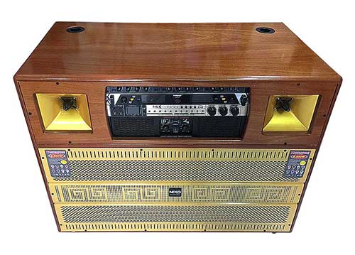 Loa kéo điện NEXO TB-8400, dàn karaoke cao cấp ráp tại VN