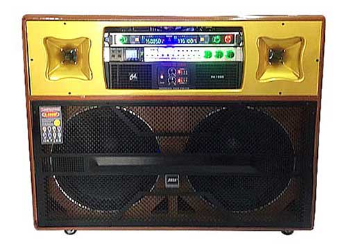 Loa kéo điện T1910, loa karaoke cao cấp, công suất max 1200W