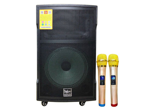 Loa kéo Eagel EK3-12, hát karaoke cloud box trên điện thoại