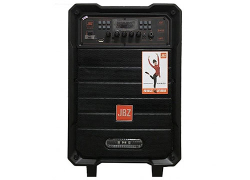 Loa kéo JBZ JB+0813, loa gỗ 2.5 tấc, kèm 2 mic không dây