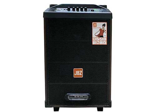 Loa kéo JBZ JB+1001, loa karaoke mini vỏ gỗ, bass 2.5 tấc