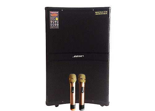 Loa kéo karaoke Bose DK6886, loa gỗ di động bass 5 tấc, PMPO 6500W