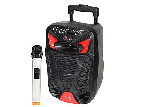 Loa kéo Oris TO-588, loa karaoke vỏ nhựa 2.5 tấc + 1 micro