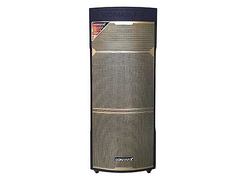Loa kéo Ronamax MD15A - loa thùng gỗ bass đôi 15 inch - công suất 800W