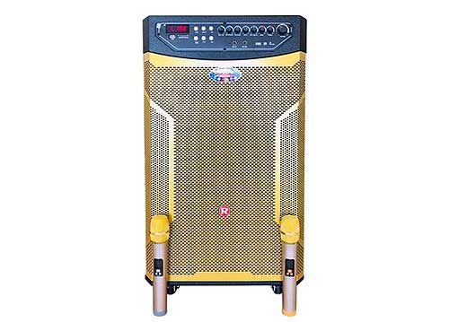 Loa kéo Ronamax MU18, loa karaoke vỏ gỗ 5 tấc