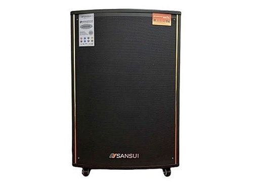 Loa kéo Sansui SA1-15W, loa karaoke vỏ gỗ 4.5 tấc, max 600W