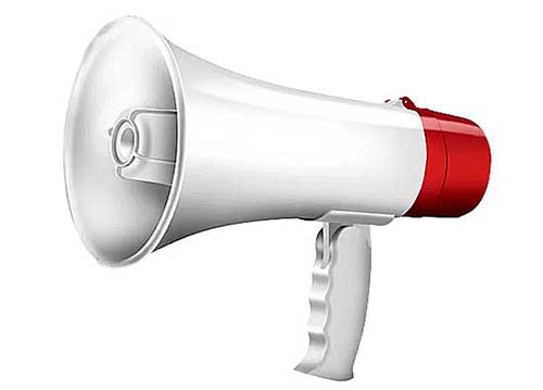 Loa phóng thanh HTY-687U, handheld megaphone có MP3, công suất 10W
