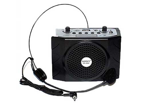 Máy trợ giảng SONY SN-202, kèm 1 micro cài đầu