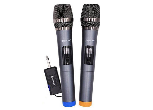 Micro đa năng Zansong V19, mic UHF chuyên dùng hát karaoke
