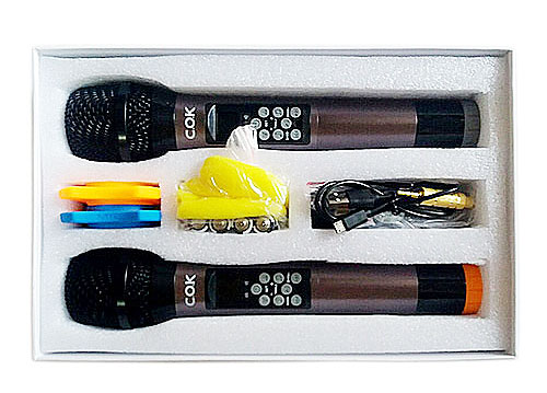 Micro không dây đa năng COK ST-213, chỉnh được treble-bass