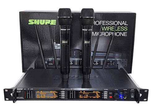 Micro không dây SHURE AXT 400, chống hú cao Micro không dây SHURE AXT 400, chống hú cao