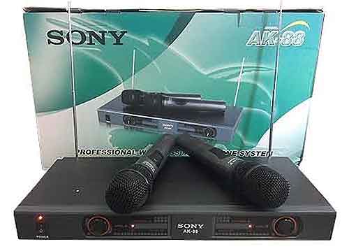 Micro không dây SONY AK-88, phạm vi hiệu quả 60-100m²
