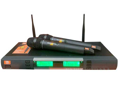 Micro không dây JBL KMC8, đầu thu 2 râu