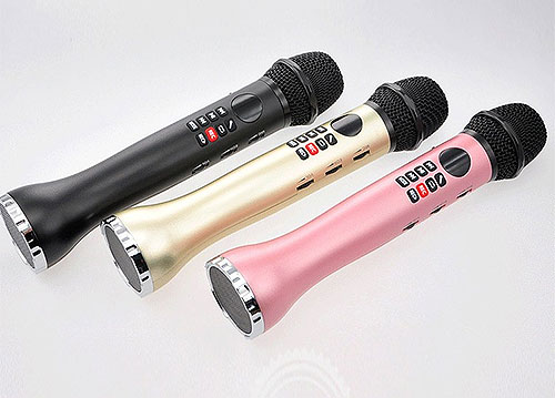 Microphone karaoke kèm loa tự sướng L-598