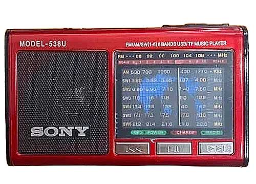 Radio điện tử SONY SW-538U, 8 băng tần