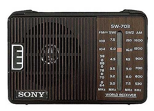 Radio mini SONY SW-703, 4 băng tần